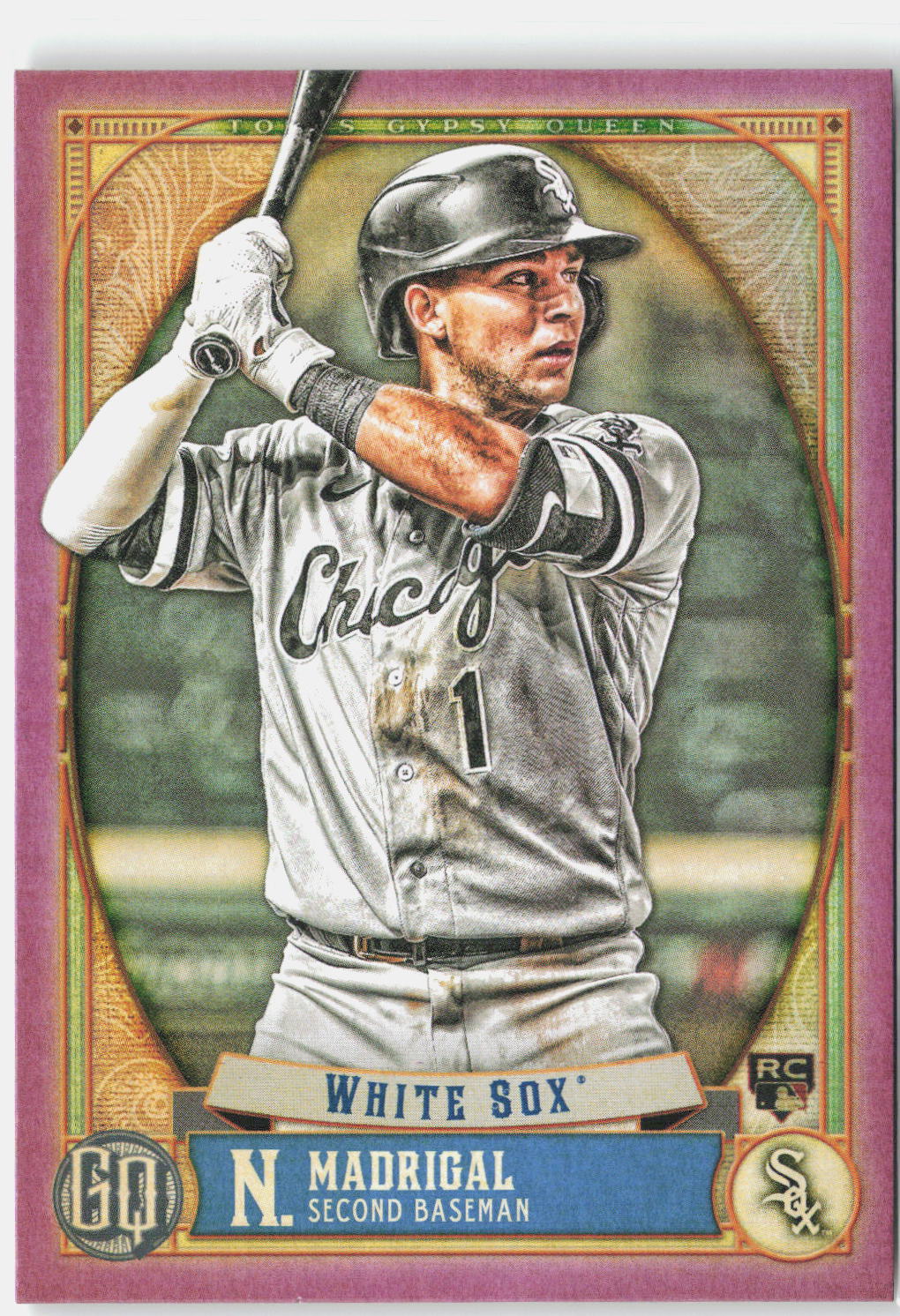 2021 Topps Gypsy Queen #18 Nick Madrigal Mauve #/75