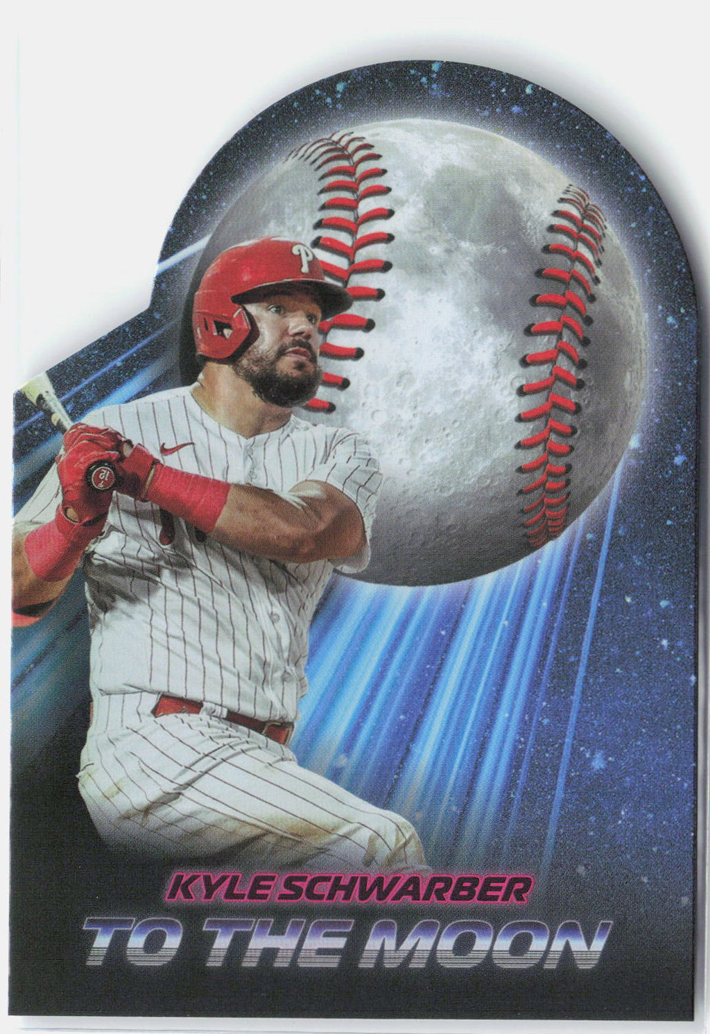 2024 Topps Big League #TM-29 Kyle Schwarber To the Moon Die Cuts