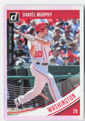2018 Donruss #194 Daniel Murphy Career Stat Line #/299