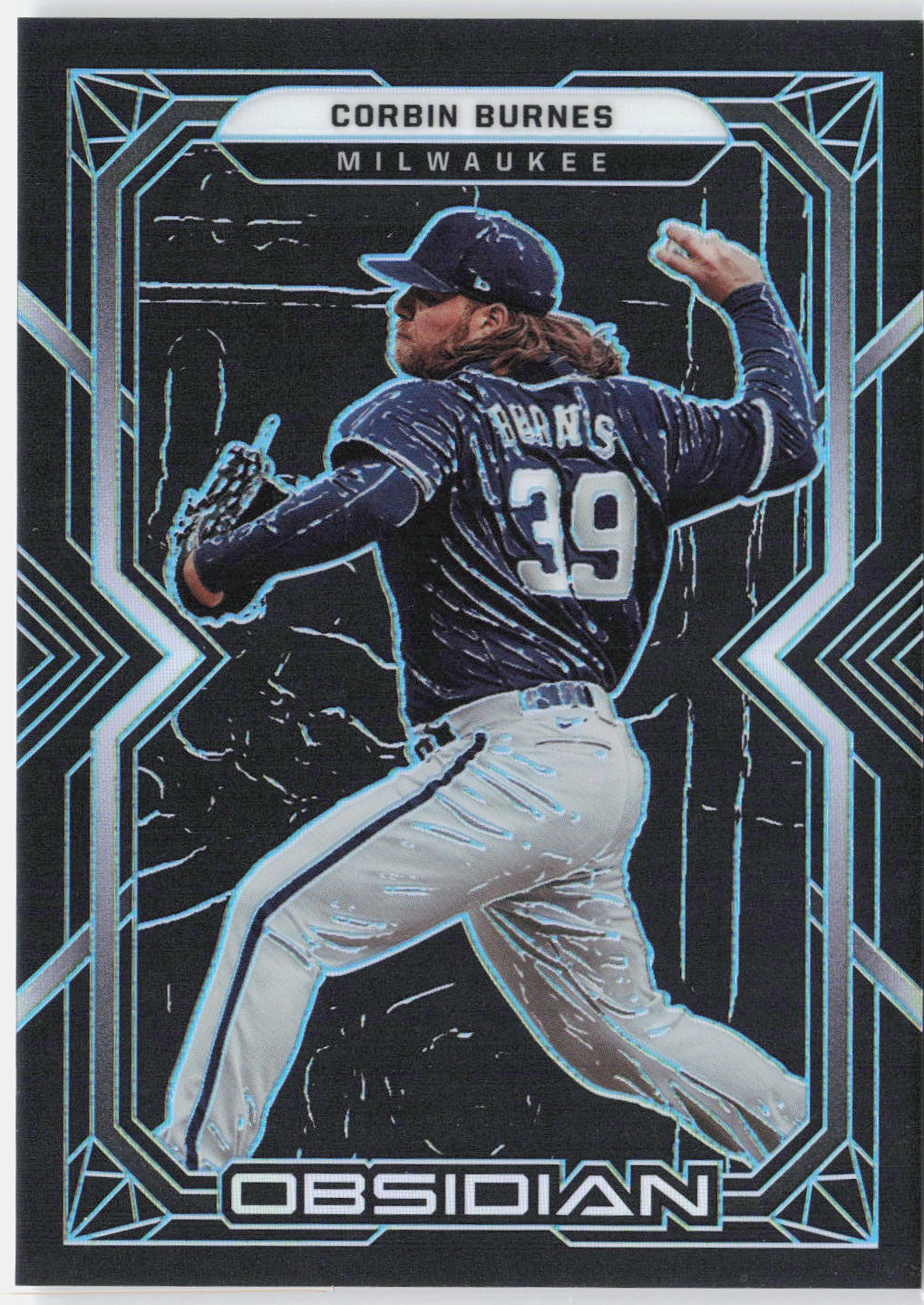 2022 Panini Chronicles #49 Corbin Burnes Obsidian