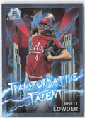 2023 Bowman Draft #TT-8 Rhett Lowder Transformative Talent