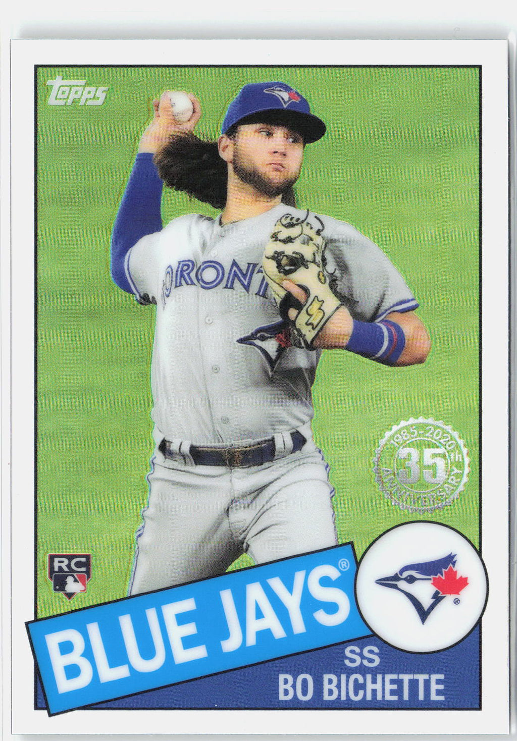 2020 Topps Chrome #85TC-2 Bo Bichette 1985 Topps Baseball
