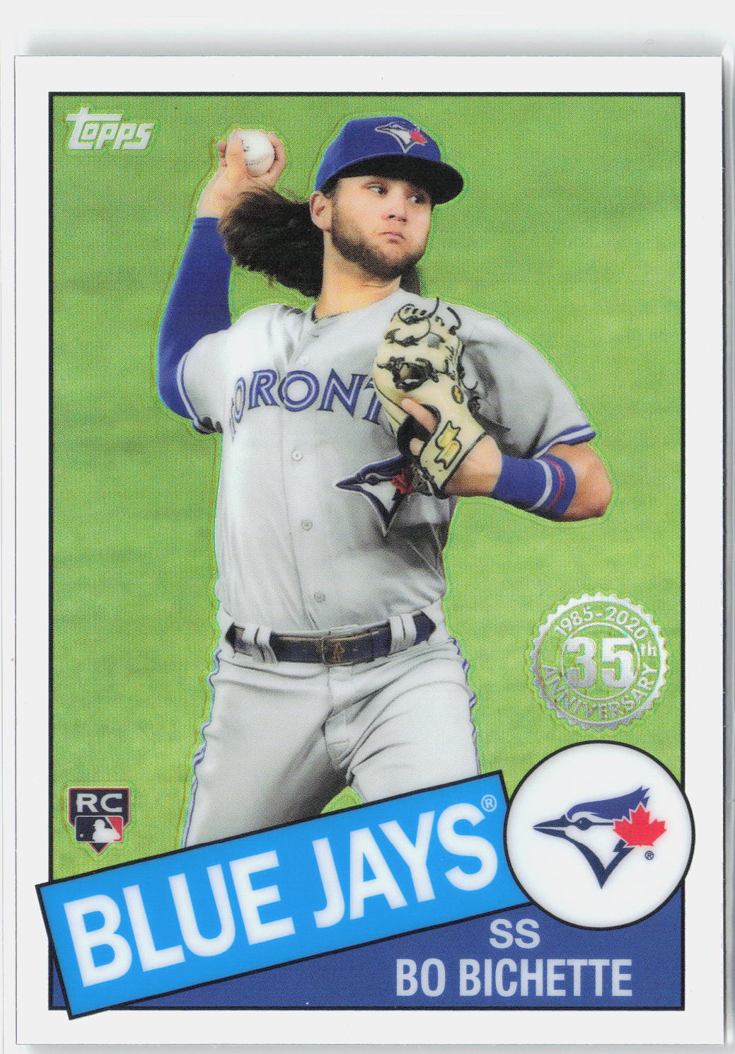 2020 Topps Chrome #85TC-2 Bo Bichette 1985 Topps Baseball