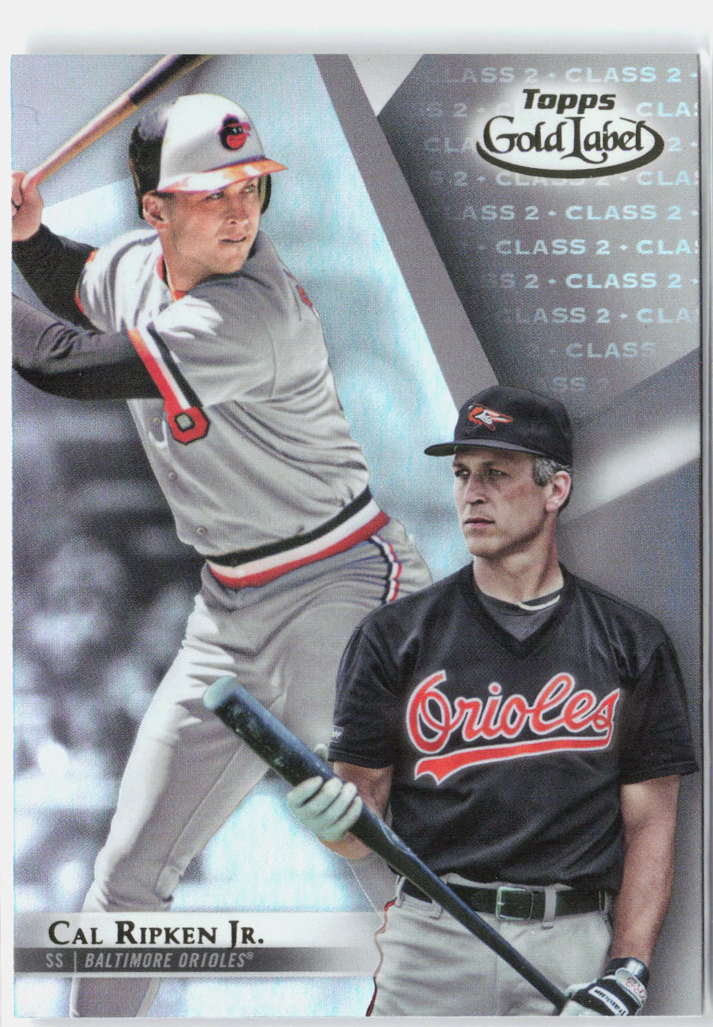 2018 Topps Gold Label #13 Cal Ripken Jr. Class 2 Black