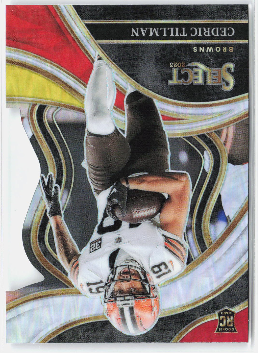 2023 Panini Select #288 Cedric Tillman Silver Prizms Die Cuts