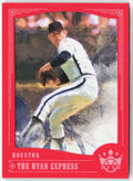 2018 Panini Diamond Kings #136 Nolan Ryan Framed Red : Name - "The Ryan Express"