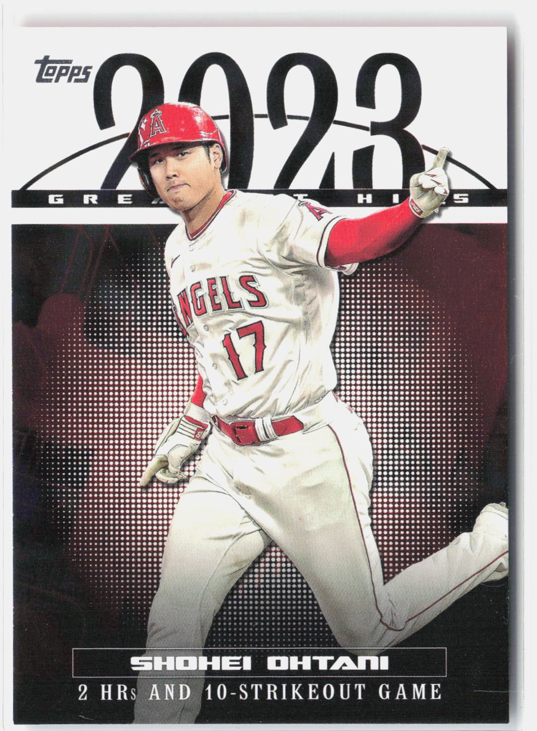 2024 Topps #23GH-13 Shohei Ohtani 2023 Greatest Hits