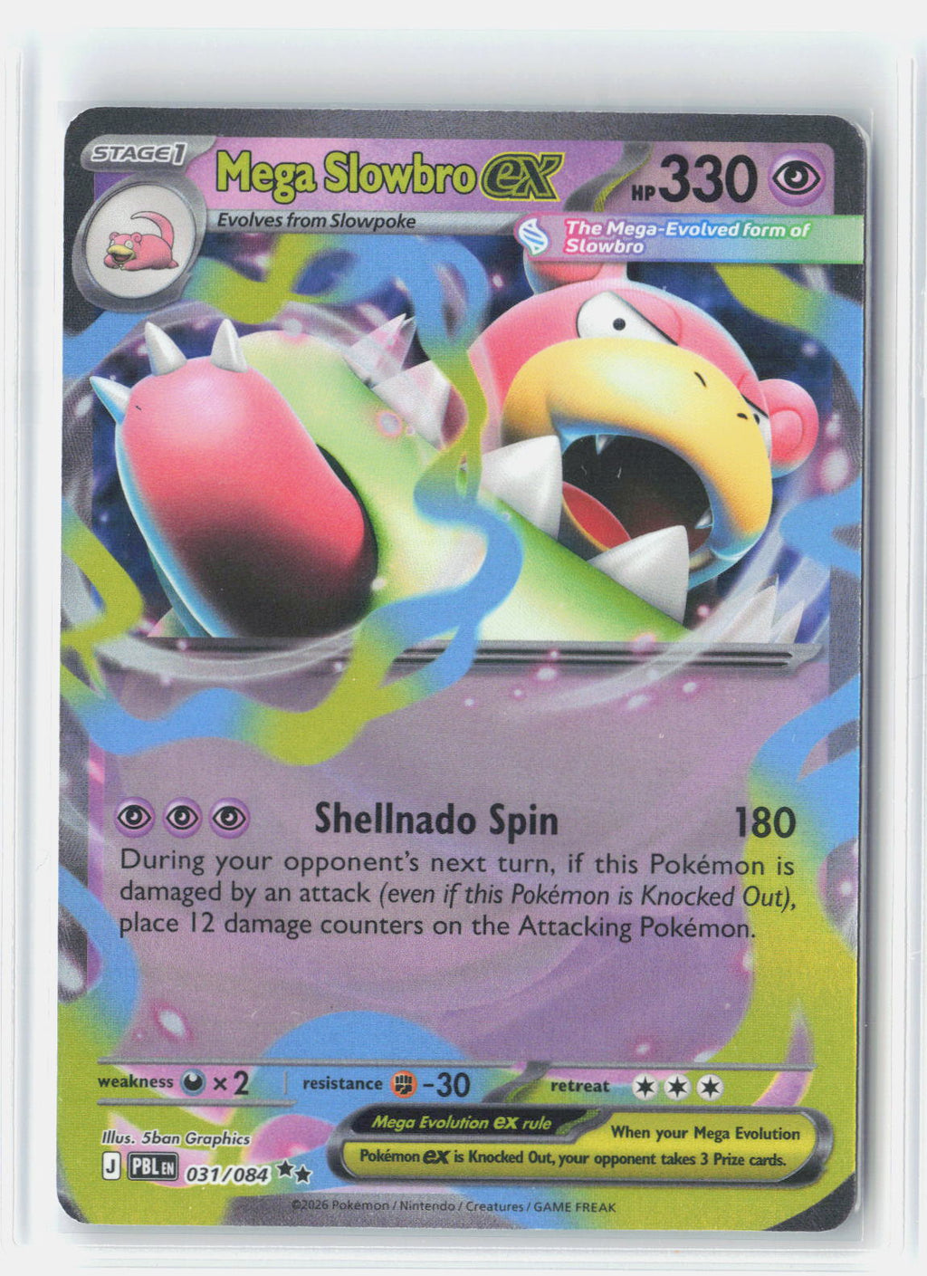 ME05: Pitch Black #031/084 Mega Slowbro ex