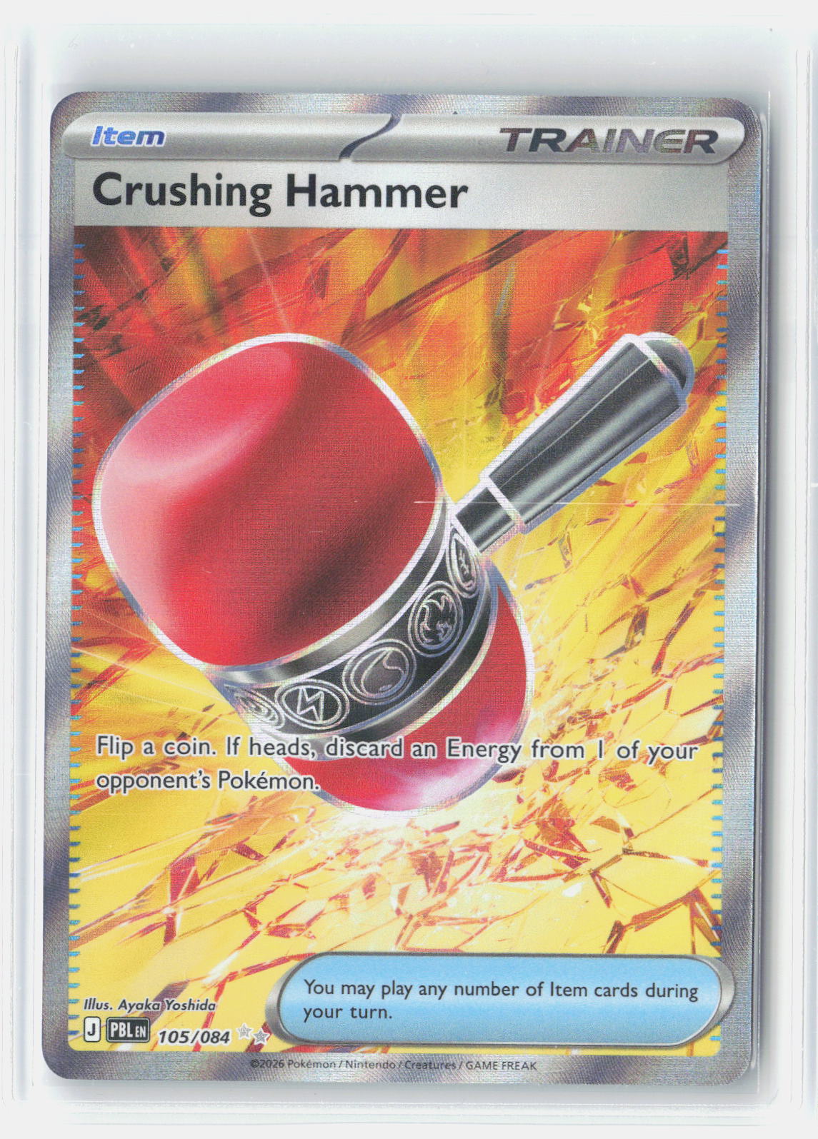 ME05: Pitch Black #105/084 Crushing Hammer