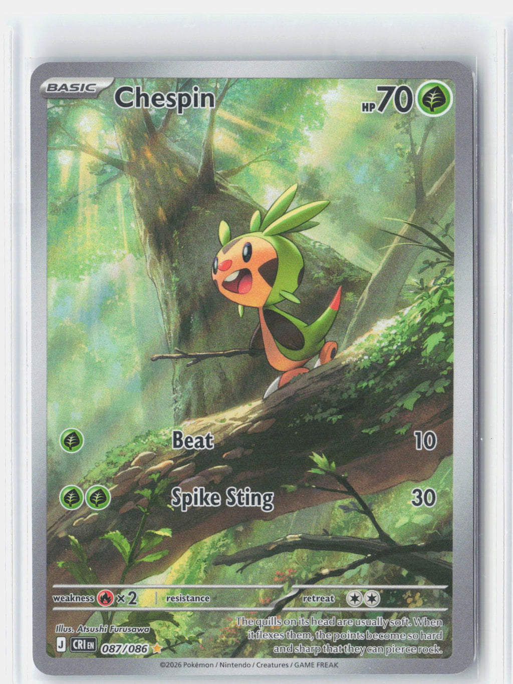 ME04: Chaos Rising #087/086 Chespin